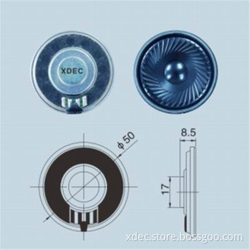 50mm speaker 8ohm 1W walkie talkie waterproof speaker